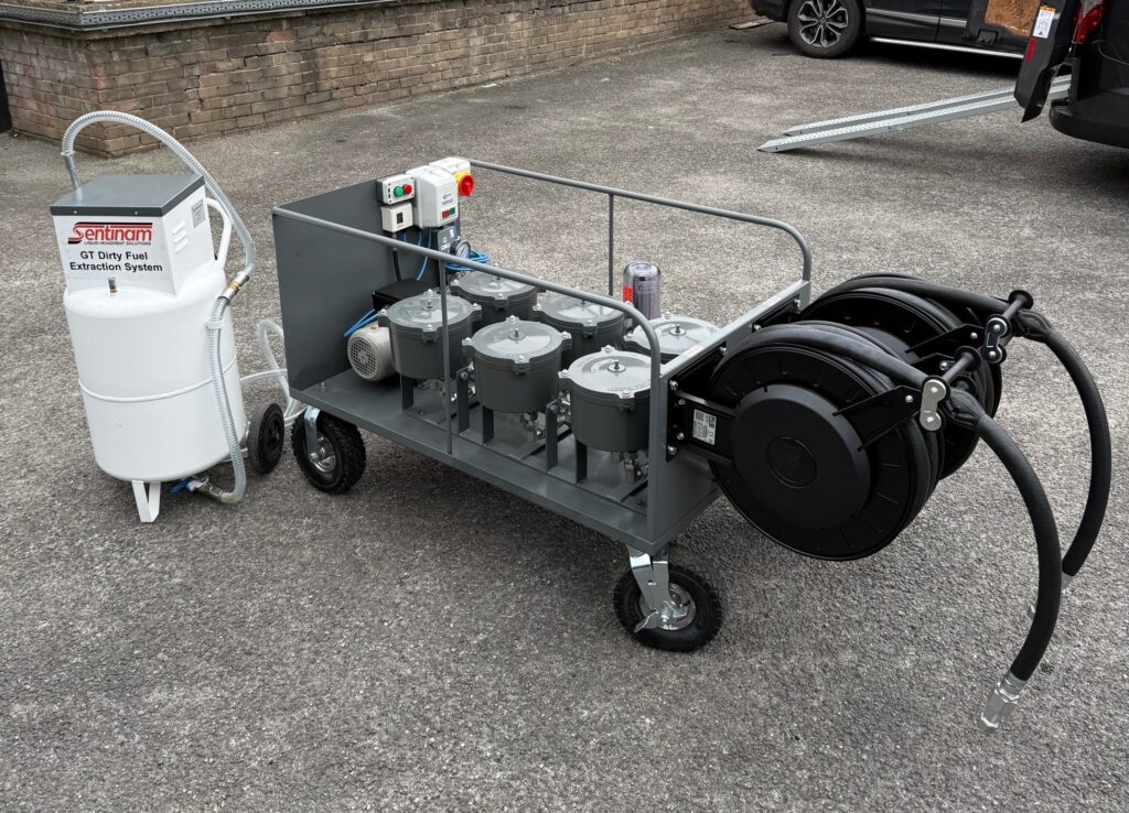 GT Portable Filtration system and GT Dirty Fuel Extraction system